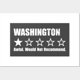 Washington One Star Review Posters and Art